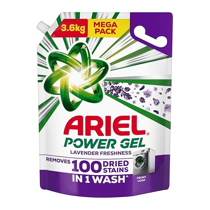 Ariel Power Gel Liquid Detergent for Front Load – 3.6kg