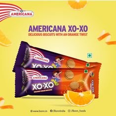 AMERICANA XOXO ORANGE BISCUIT