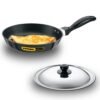 Induction Compatible Nonstick Pan with Stainless Steel Lid (INF20S)