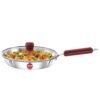 Induction Compatible SS Tri-ply Pan with Glass Lid (SSF24G)