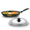 Nonstick Frying Pan 28 cm with Stainless Steel Lid (NF28S)