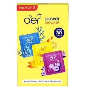 Godrej aer Power Pocket | Bathroom Freshener 40g