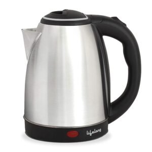 Lifelong ISI Certified Electric Kettle 1.5L with Stainless Steel Body,