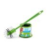 Scotch-Brite Round Toilet Brush with Holder (Green,pack of 2 pcs)