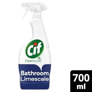 Cif Cleanboost Bathroom Spray 100% dirt and limescale remover 700ml