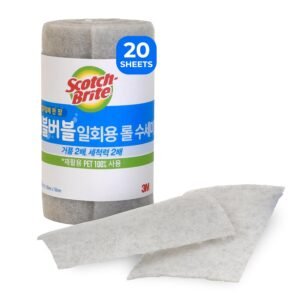 Scotch-Brite Pre-Soaped Scrubber Disposable Scourer Sheets