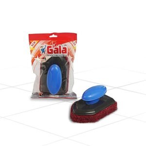 Gala Iron Bull Floor Scrub Pad, 1 Pcs with Plastic Handle
