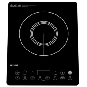 PHILIPS 2100W Induction Cooktop with 8 Preset Menus