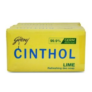 Cinthol Lime Bath Soap - 75g (Pack of 4)