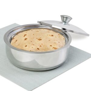 Borosil 1.1 L Stainless Steel Insulated Roti Server