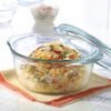 Borosil - Glass Casserole - Bowl with Glass Lid, 1.2L