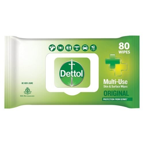 Dettol Wet Wipes, Original 80 Count