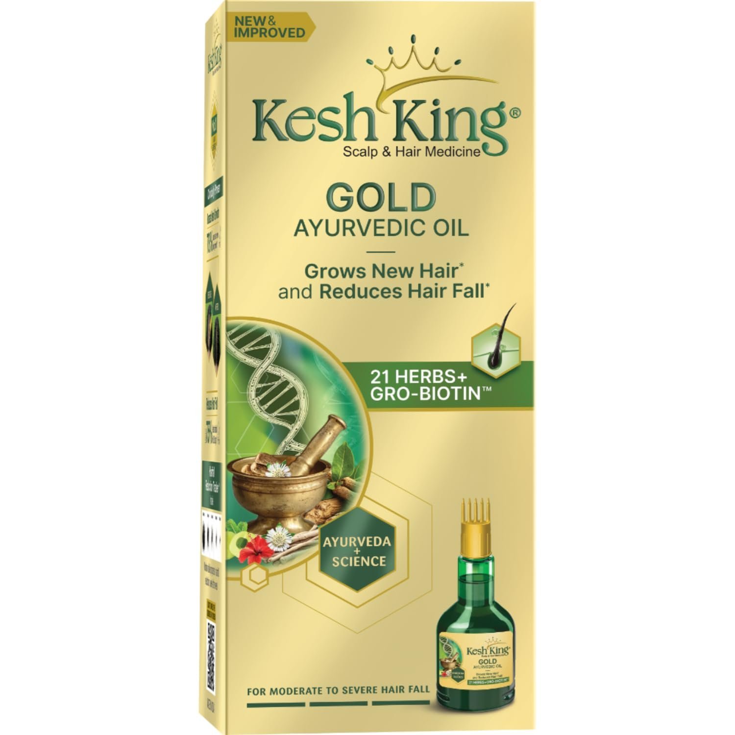 Kesh King Gold Ayurvedic Hair Oil, 300 ml
