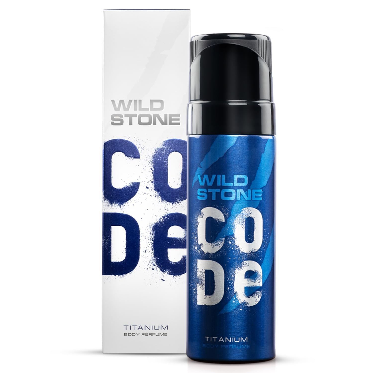 WILD STONE CODE Titanium Long Lasting No Gas For Men, 150Ml