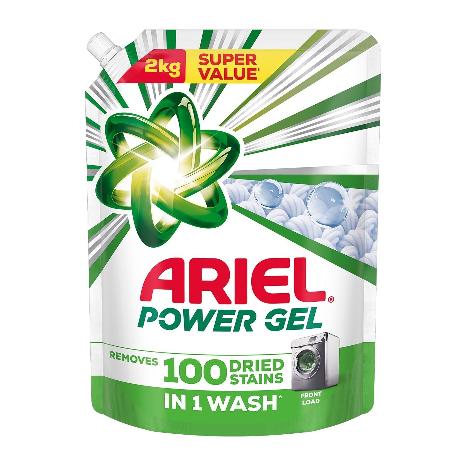 Ariel Power Gel Liquid Detergent for Front Load – 2Kg